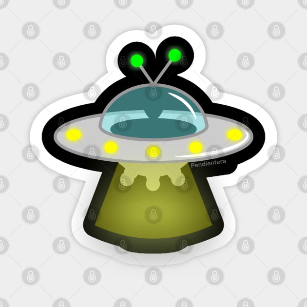 UFO Sticker by Pendientera
